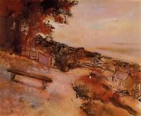 Degas, Edgar - Landscape by the Sea